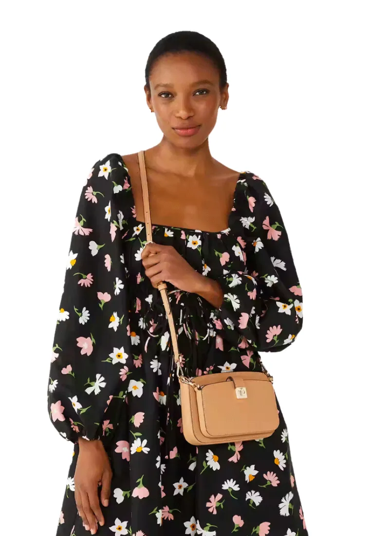 ( AS IS ) Kate Spade Phoebe Crossbody Duo In Tiramisu KF533