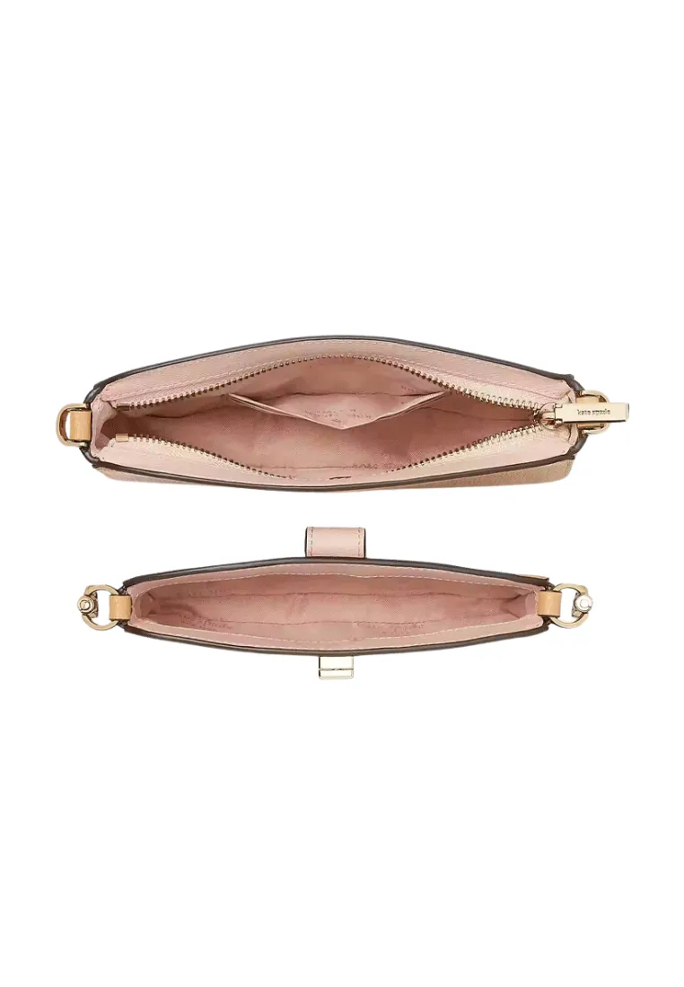 ( AS IS ) Kate Spade Phoebe Crossbody Duo In Tiramisu KF533
