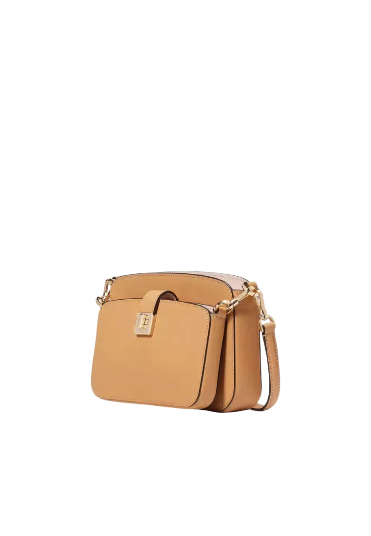 ( AS IS ) Kate Spade Phoebe Crossbody Duo In Tiramisu KF533
