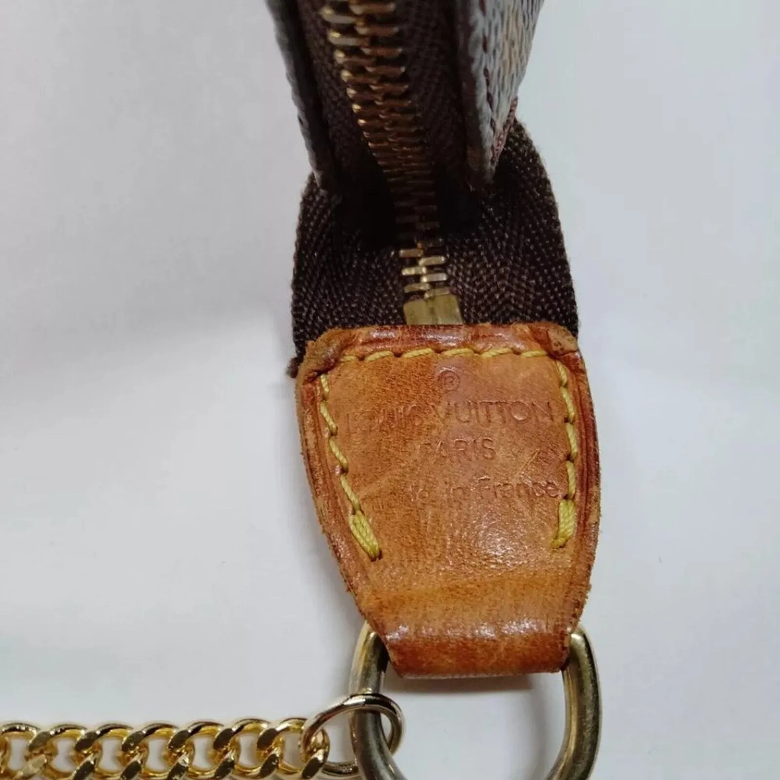 100% Authentic Louis Vuitton Pochette Accessories Monogram Shoulder Bag