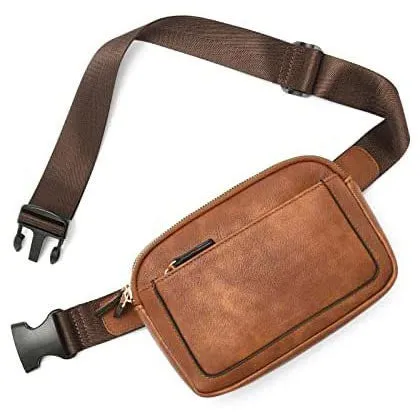 Aili's Corner Presly Vegan Leather Everywhere Sling Belt Bag