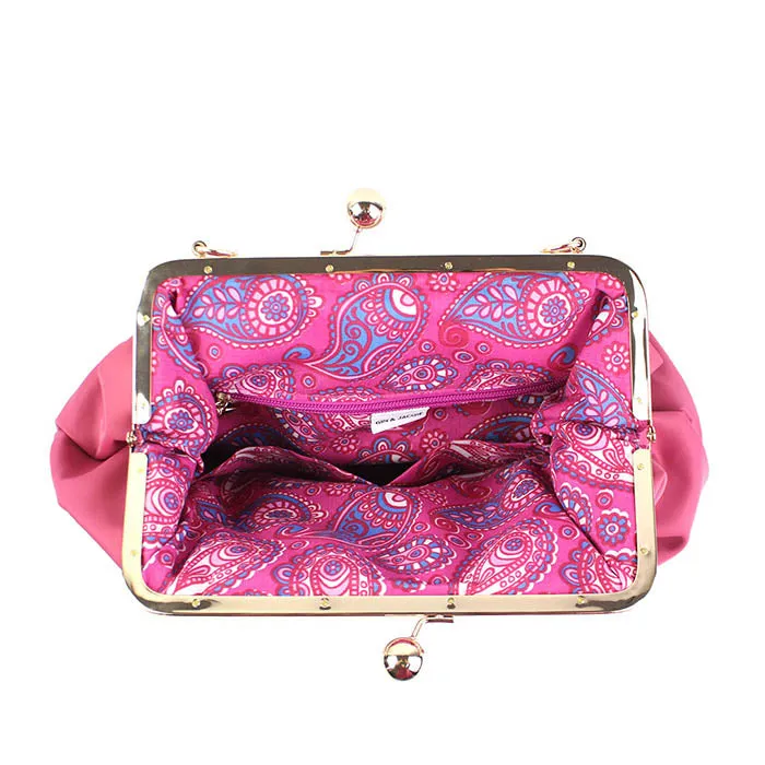 Anna Pink Clutch Bag