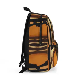 Backpack - Large Water-resistant Bag, Zorse Geometric Print Pattern