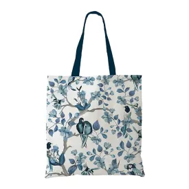 Birds of Paradise Cotton Canvas Tote Bags - TBAG00338