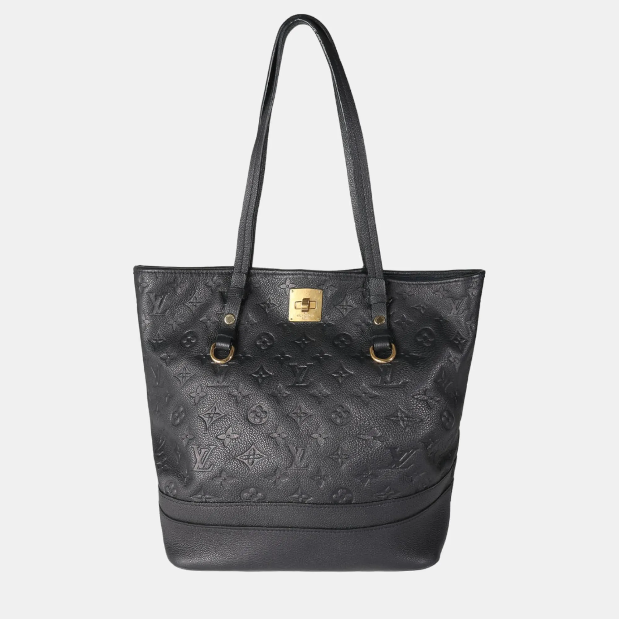 Bleu Monogram Empreinte Leather Citadine PM Tote Bag