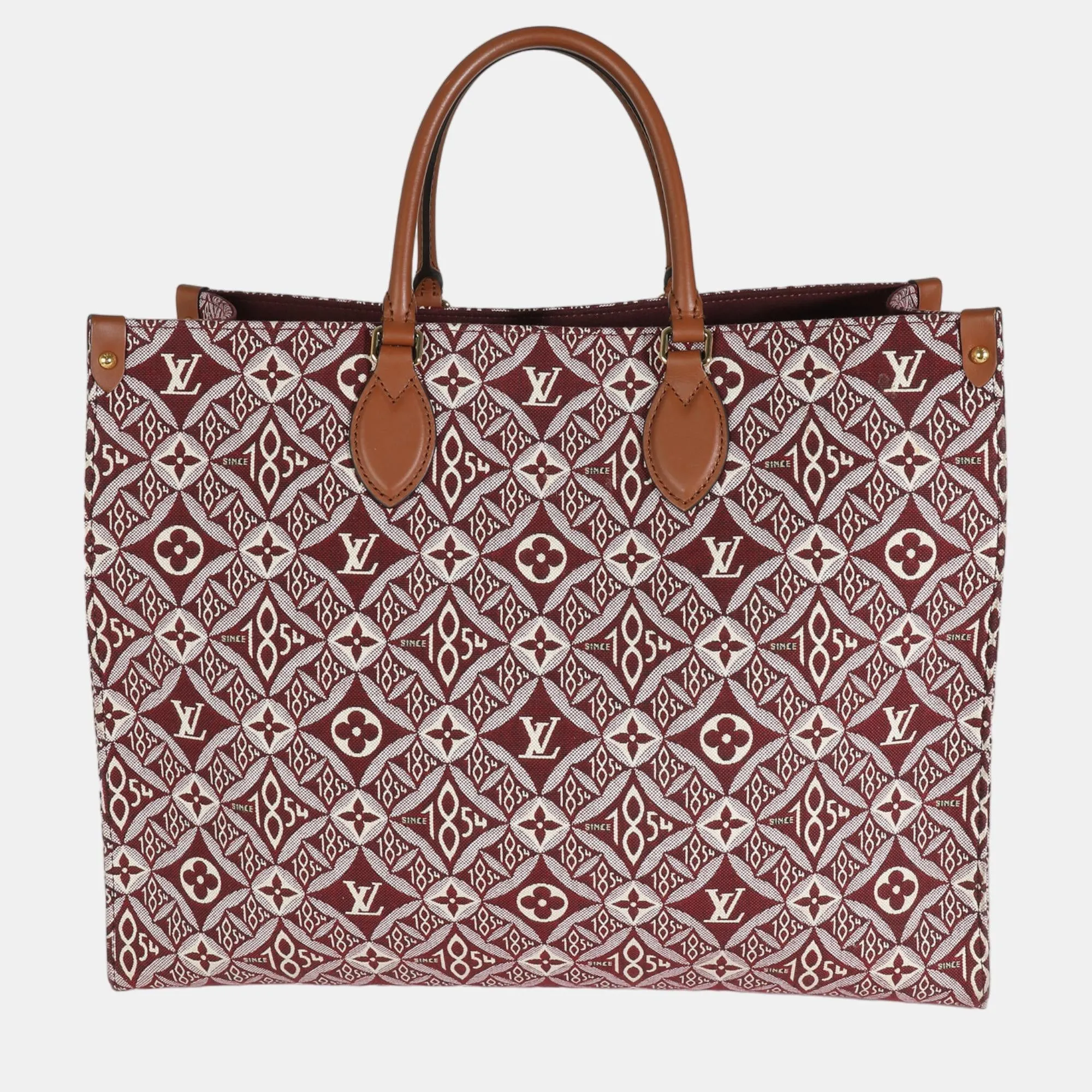 Bordeaux Jacquard Since 1854 Onthego GM Tote