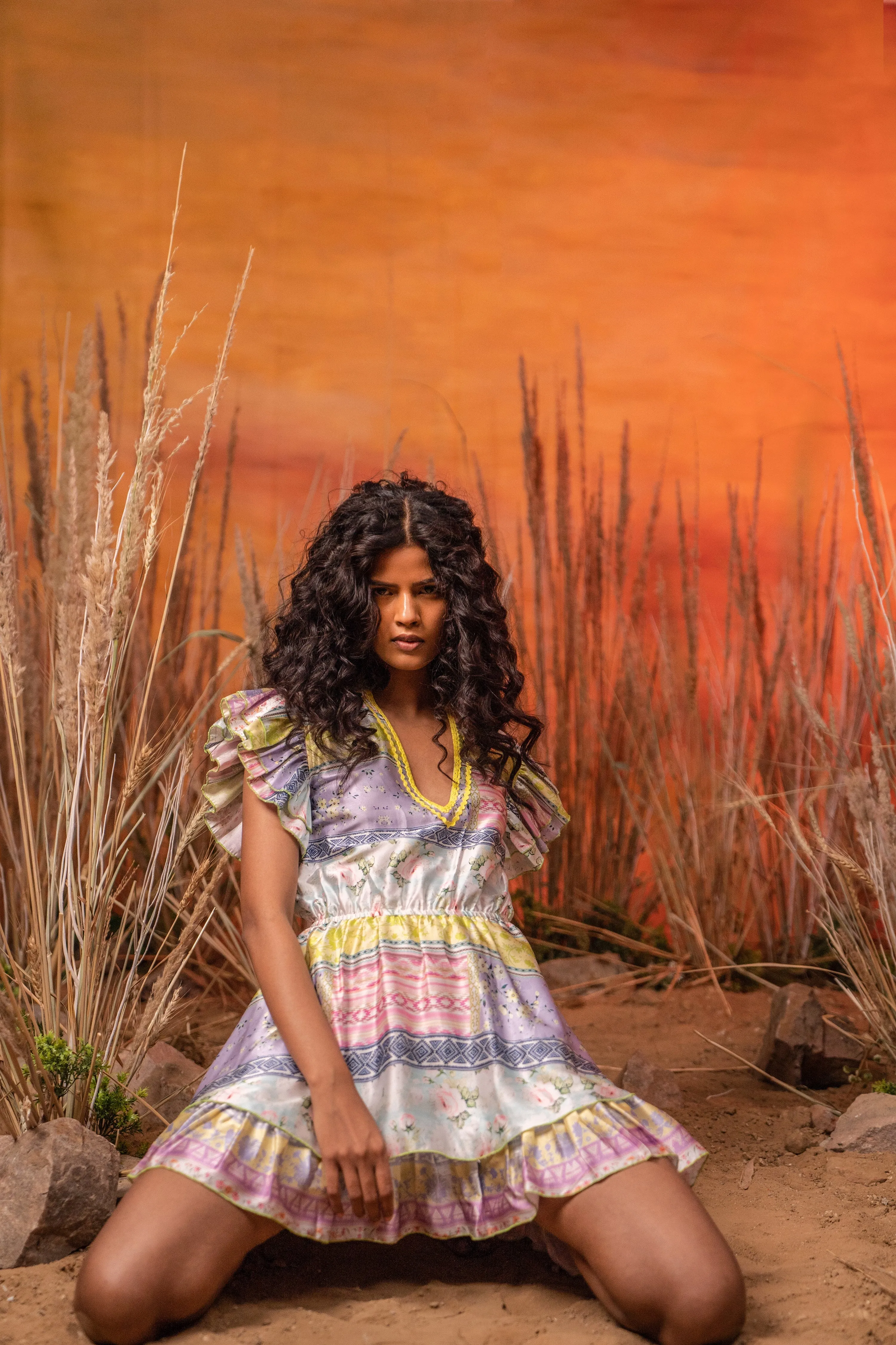 Bright Summer Frill Dress