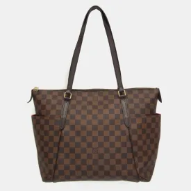 Brown Canvas Medium Totally Tote Bag