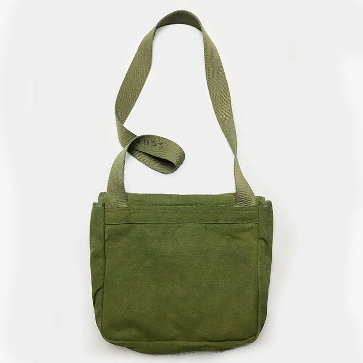 BZEN MAO BAG12-11GR REVOLUTION CANVAS BAG SKULL AIRBRUSH-20OZ-GREEN