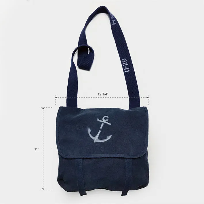 BZEN MAO BAG12-11N REVOLUTION CANVAS BAG ANCHOR AIRBRUSH-20OZ-NAVY