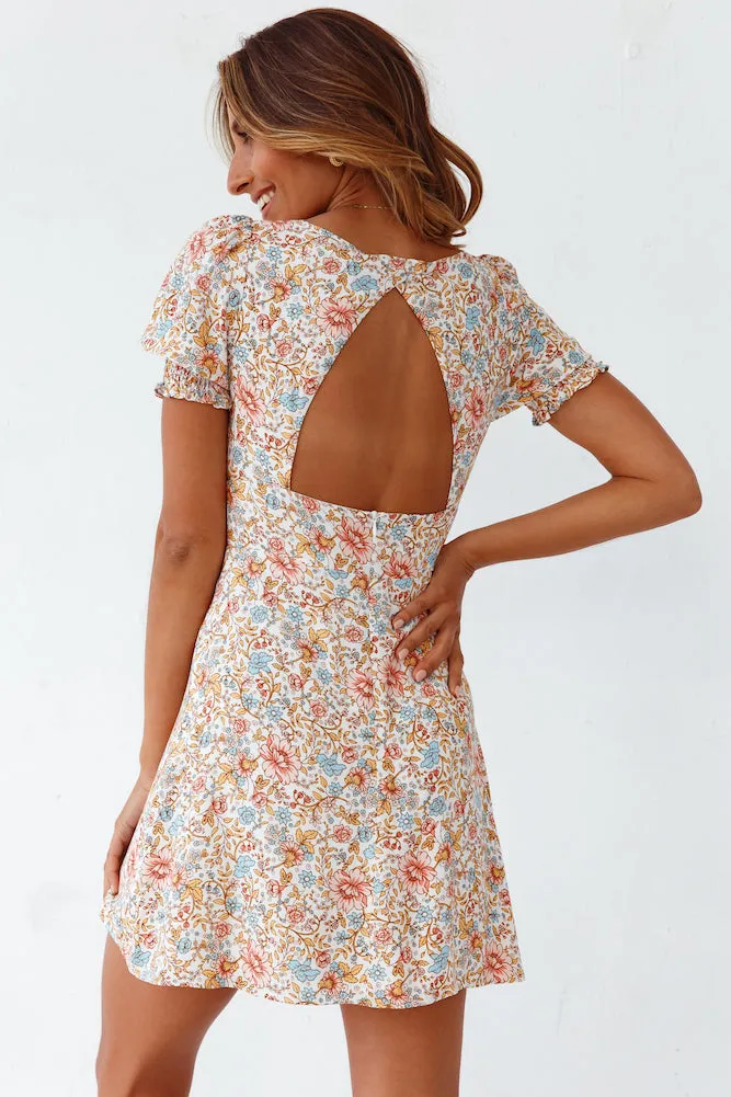 Caravan Ride Dress White