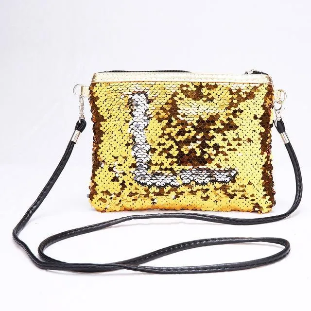Children Mini Clutch Bag Sequins Color Change