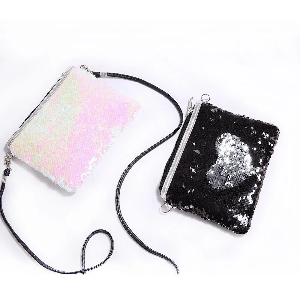 Children Mini Clutch Bag Sequins Color Change