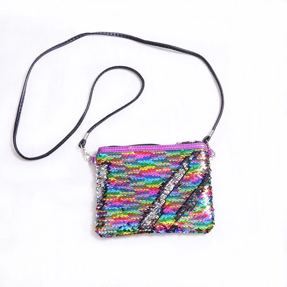 Children Mini Clutch Bag Sequins Color Change
