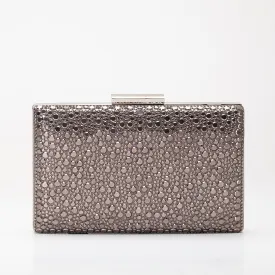 Clara - Gray Sequin Glitter Clutch