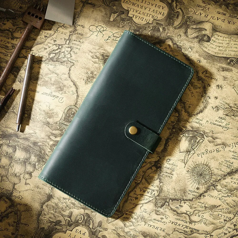 Crazy Horse Cowhide Long Wallet
