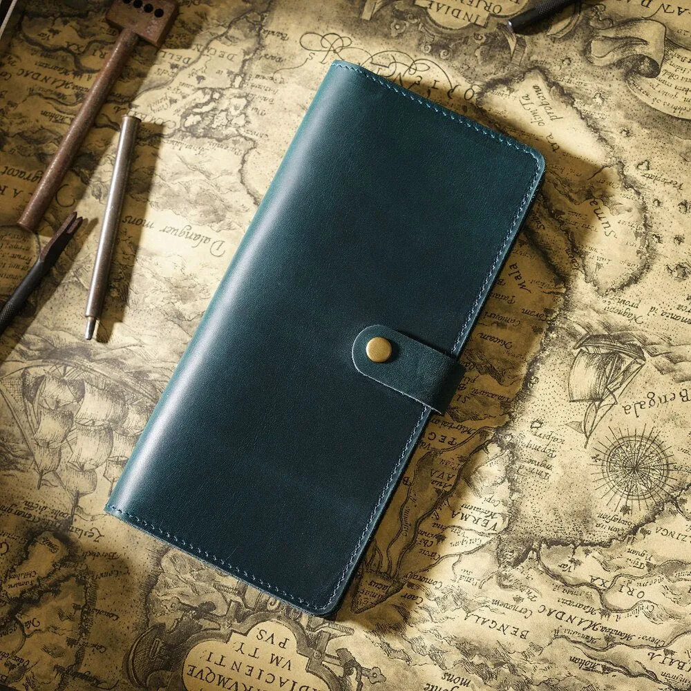 Crazy Horse Cowhide Long Wallet