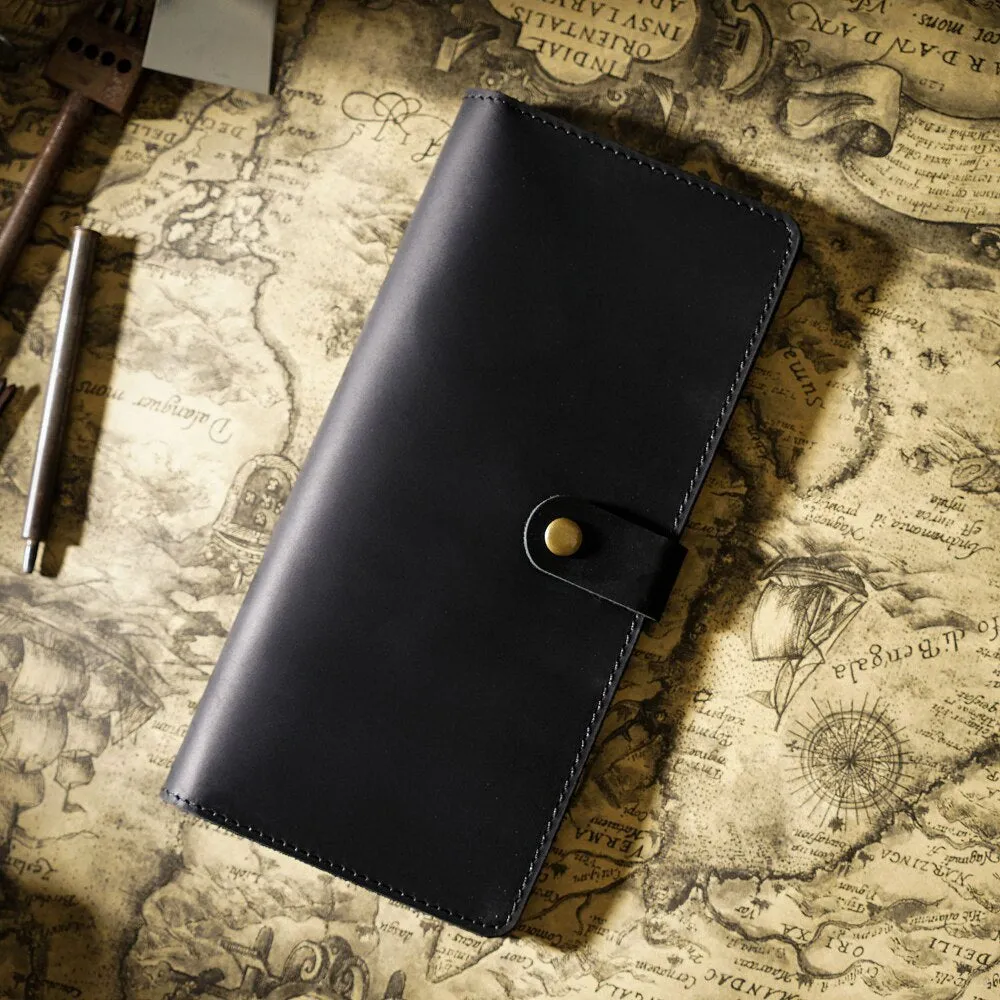 Crazy Horse Cowhide Long Wallet