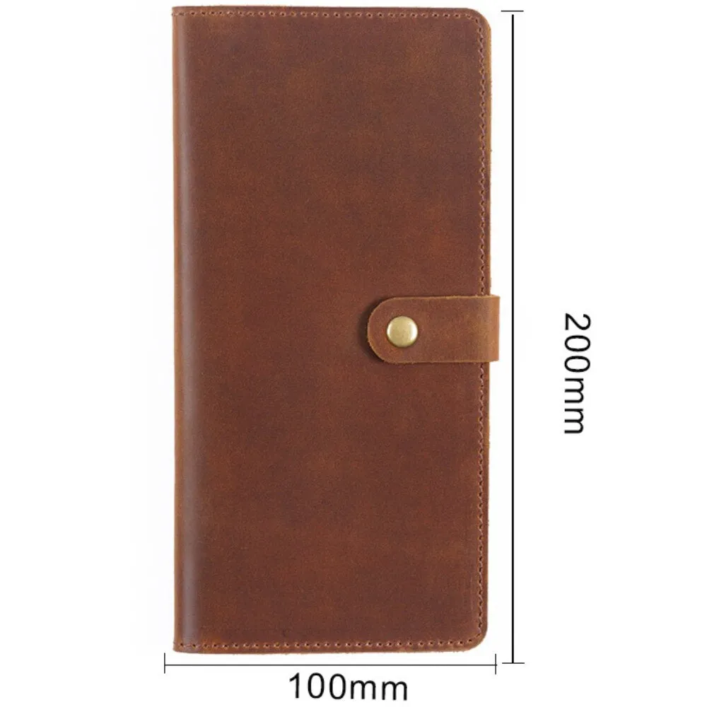 Crazy Horse Cowhide Long Wallet
