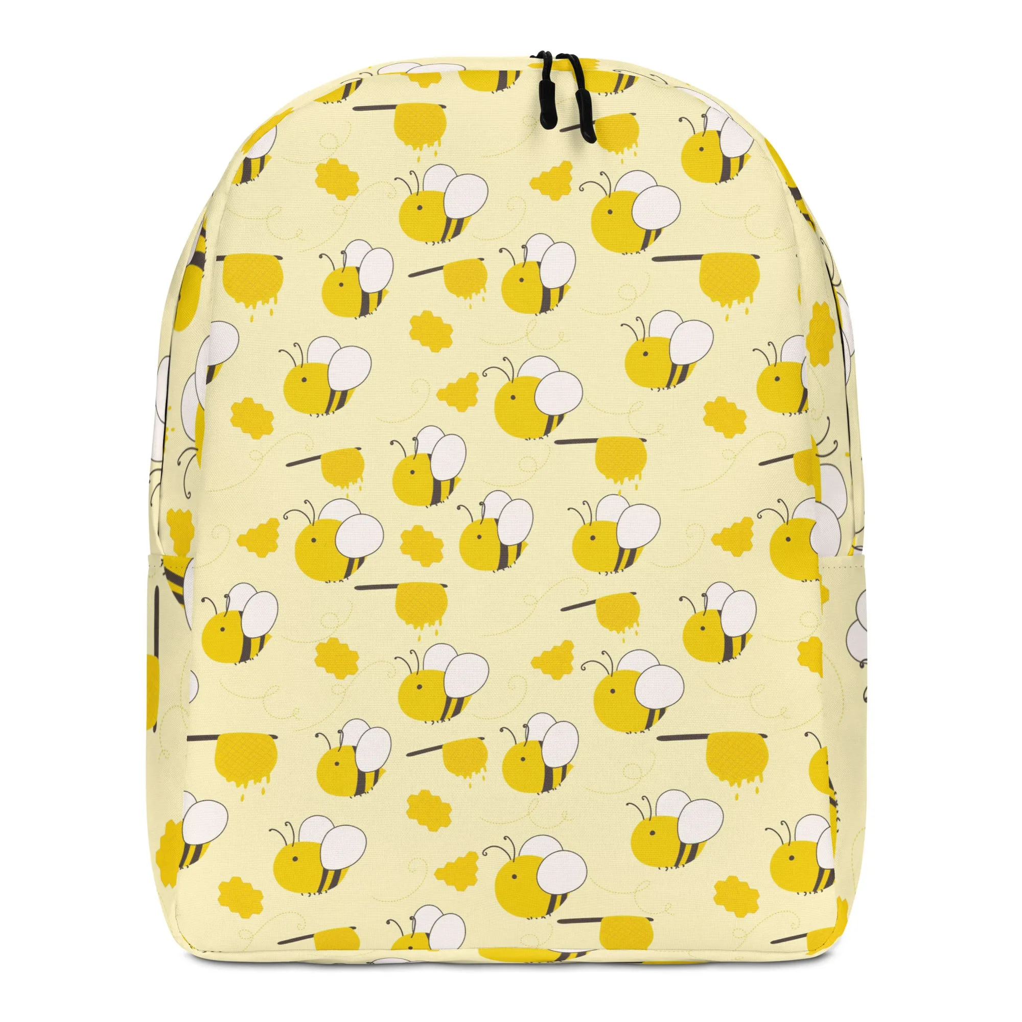 Cute Bee Lover Design Backpack, lioness-love