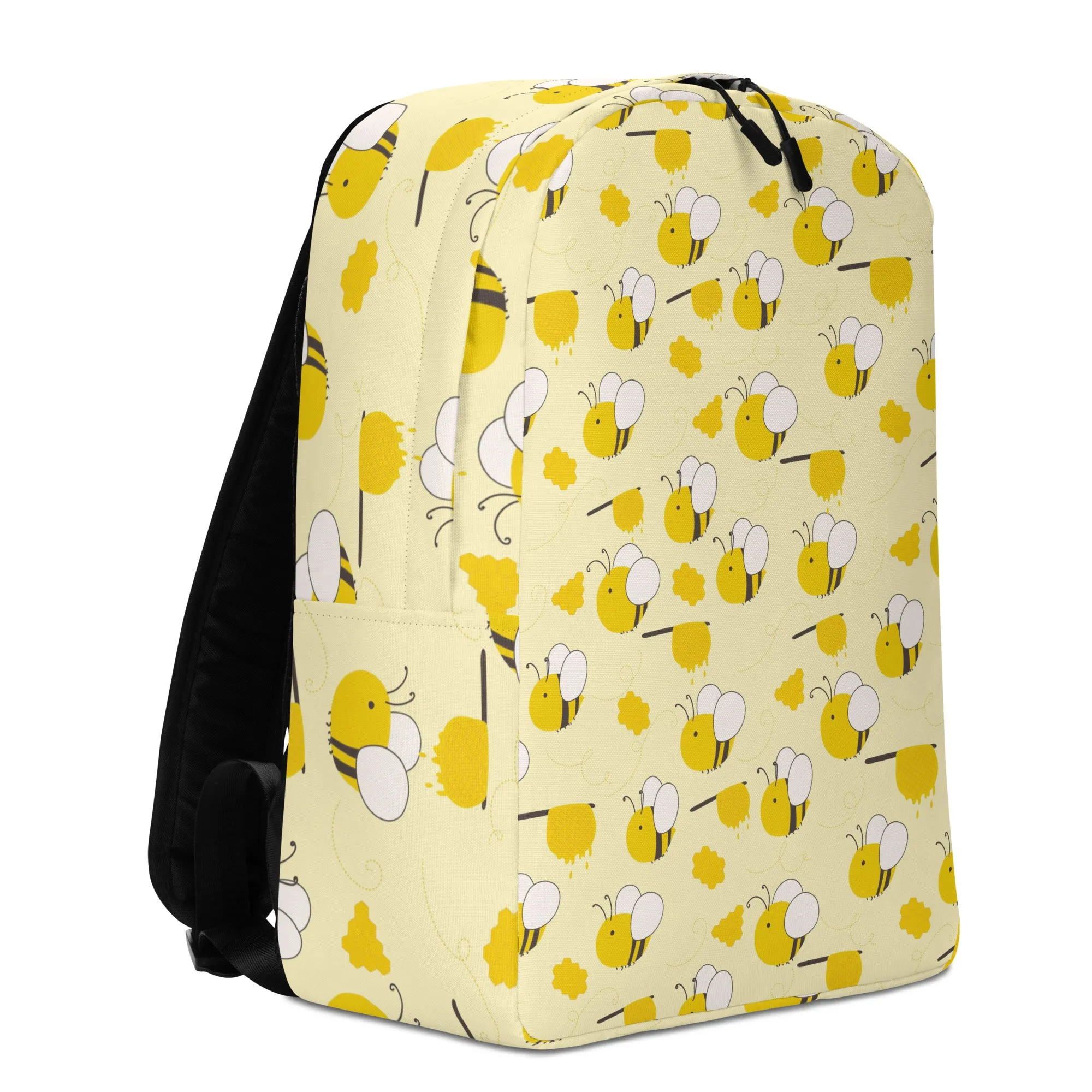 Cute Bee Lover Design Backpack, lioness-love
