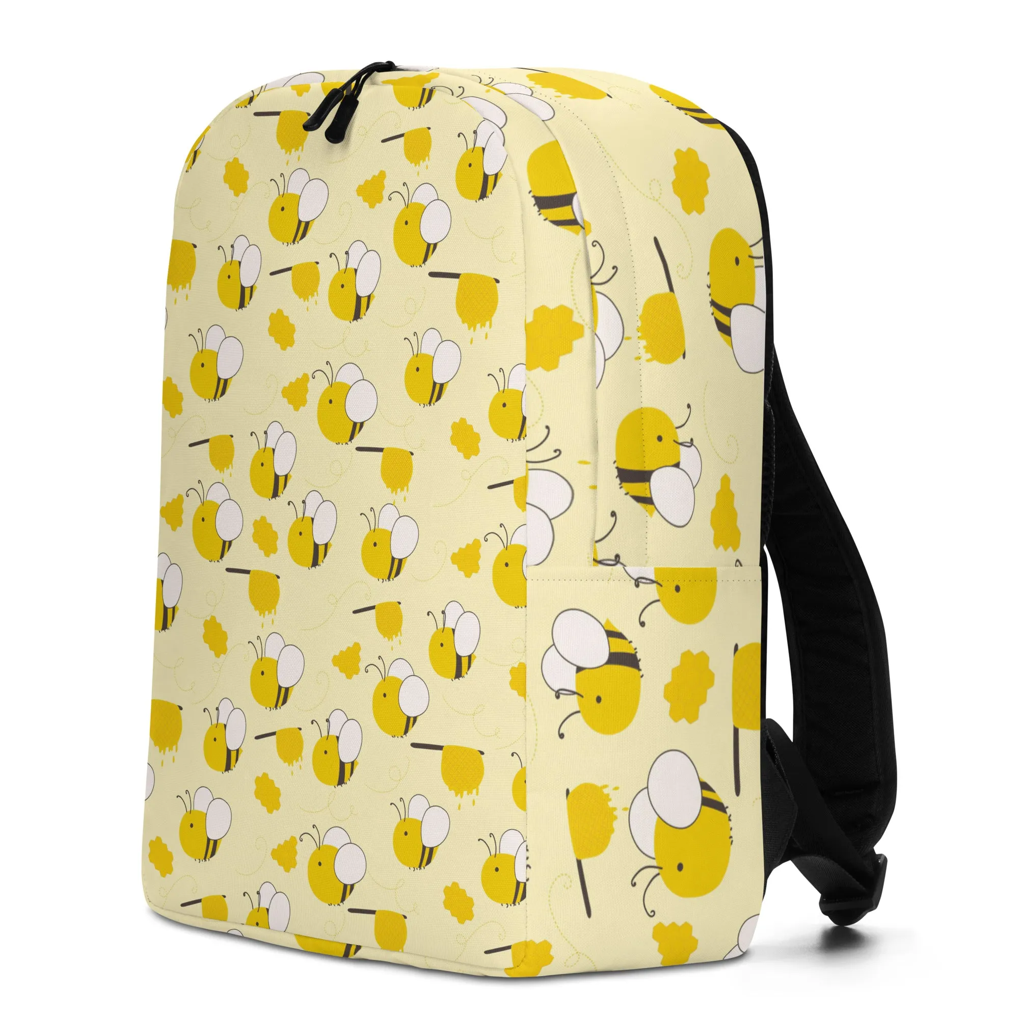 Cute Bee Lover Design Backpack, lioness-love