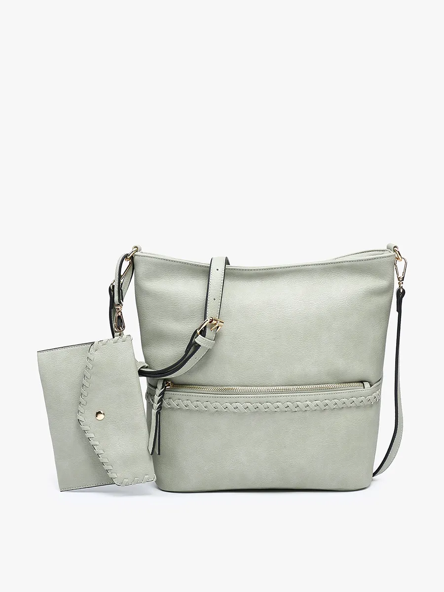 Cynthia Vegan Dist. Whipstitch Hobo