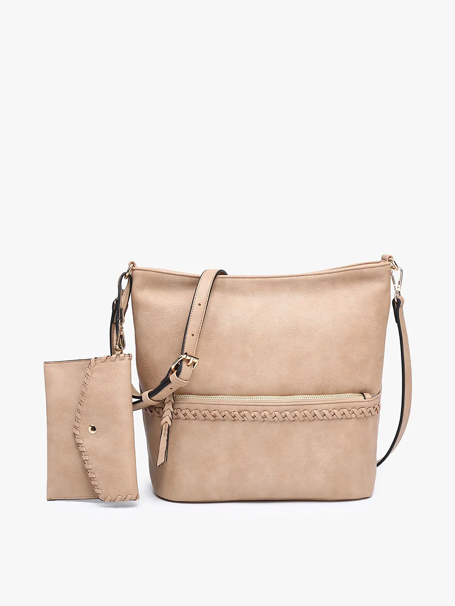Cynthia Vegan Dist. Whipstitch Hobo