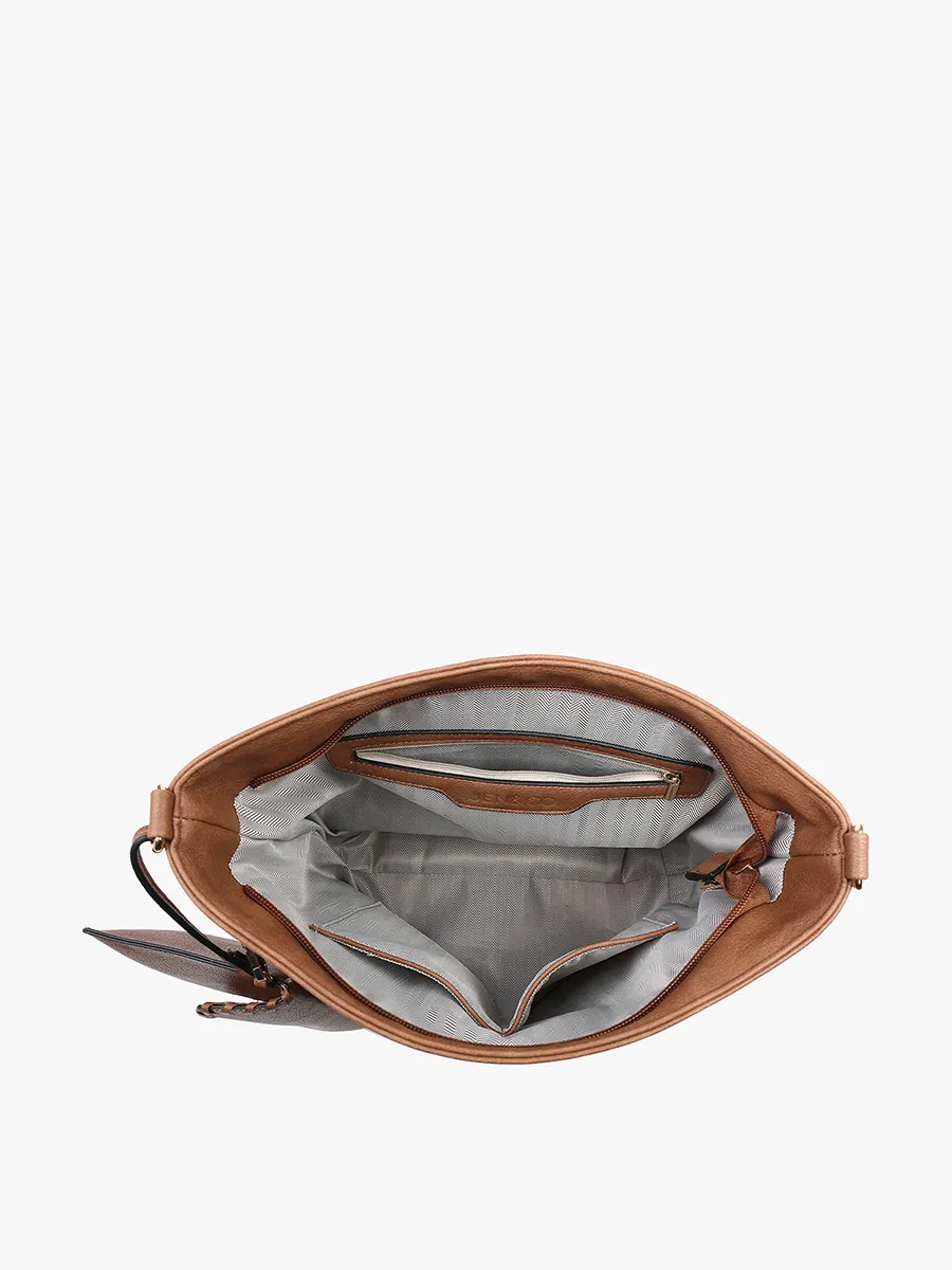 Cynthia Vegan Dist. Whipstitch Hobo