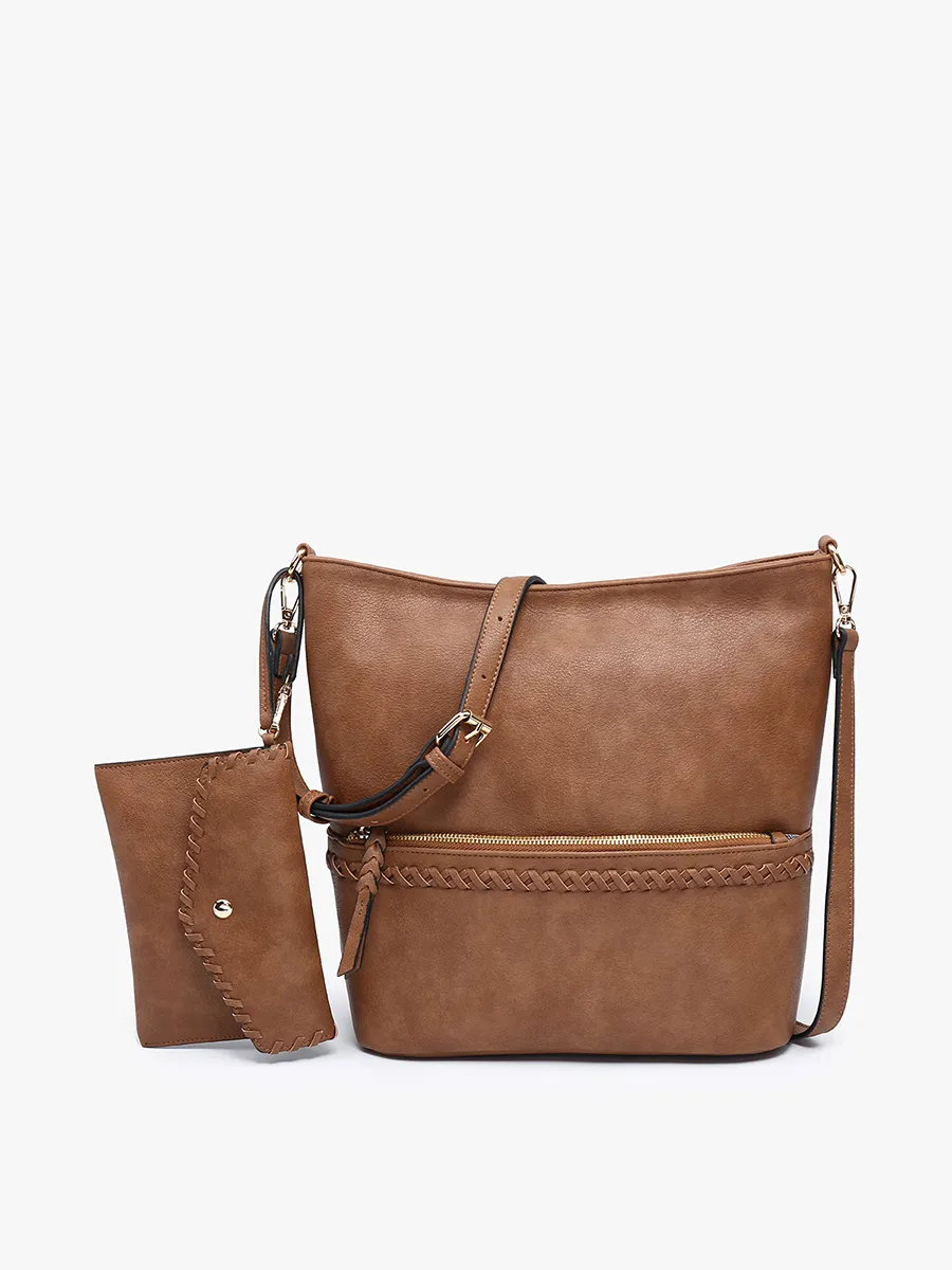 Cynthia Vegan Dist. Whipstitch Hobo