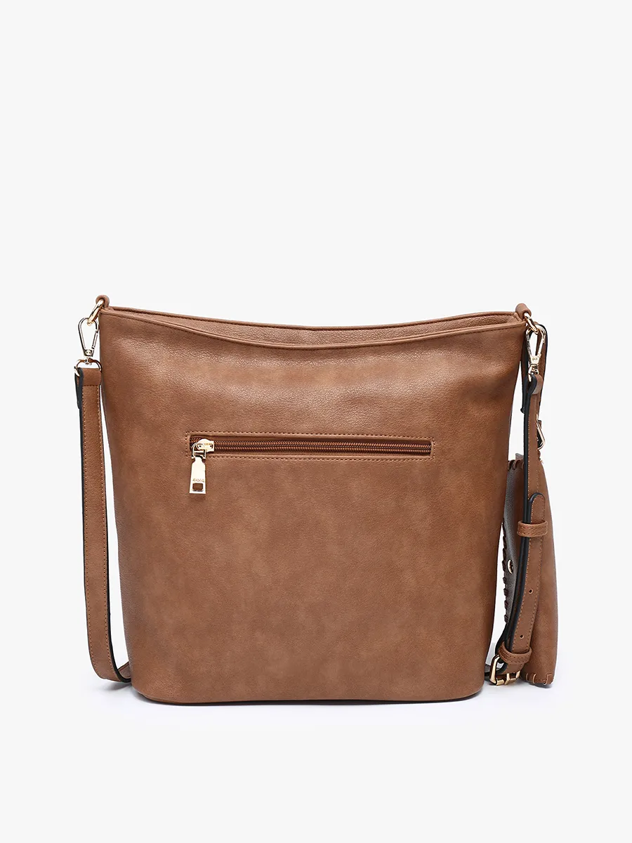 Cynthia Vegan Dist. Whipstitch Hobo