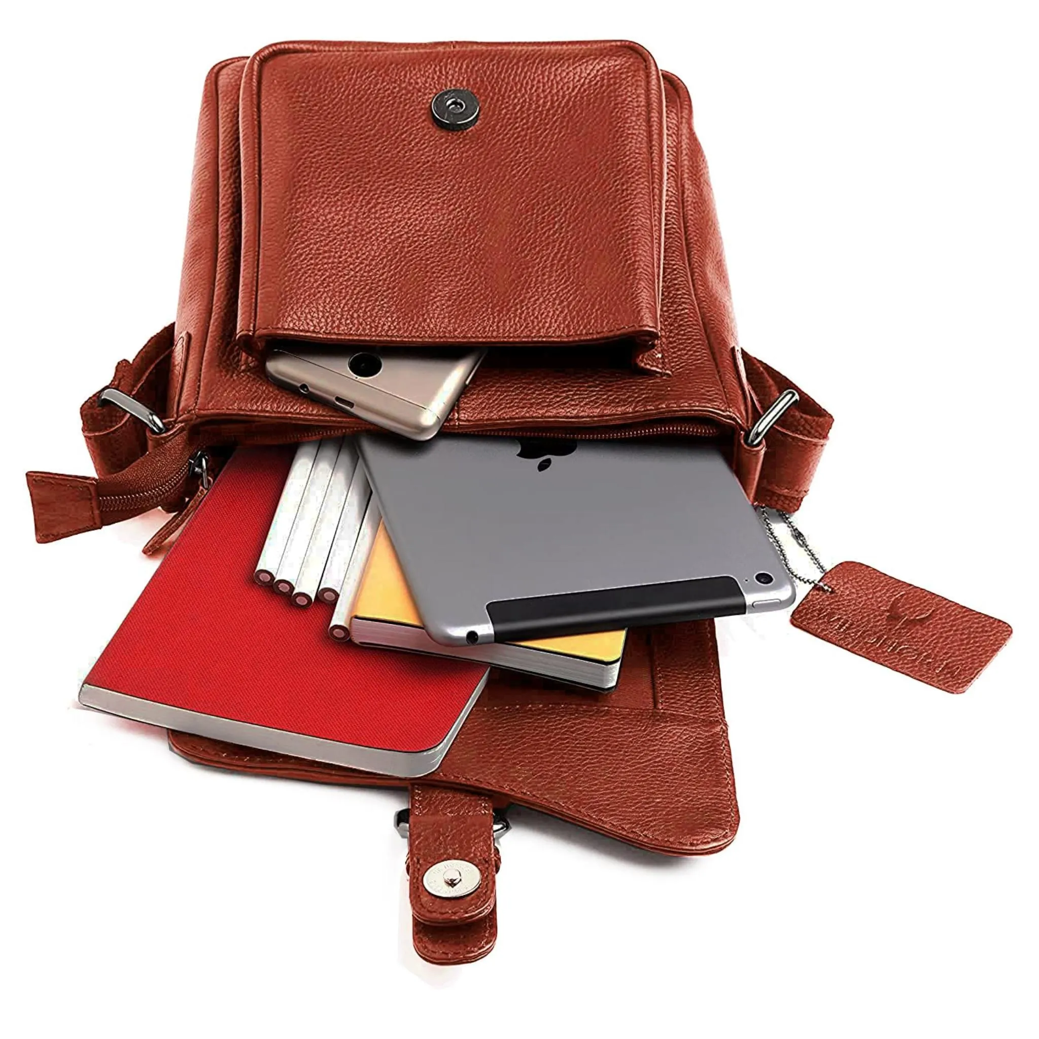 DOVER Leather Sling Bag for Men