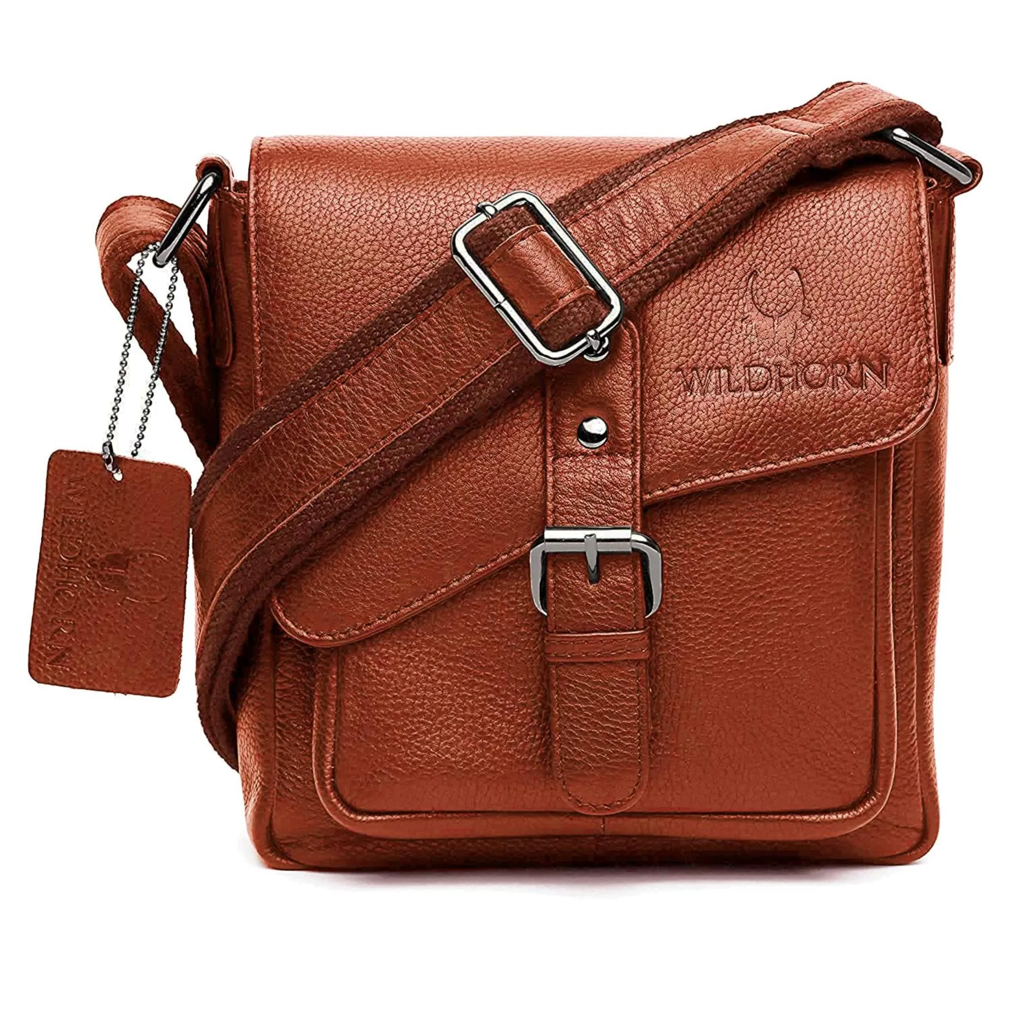 DOVER Leather Sling Bag for Men