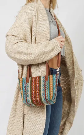 EBG10723 ETHNIC PRINT CROSSBODY BAG