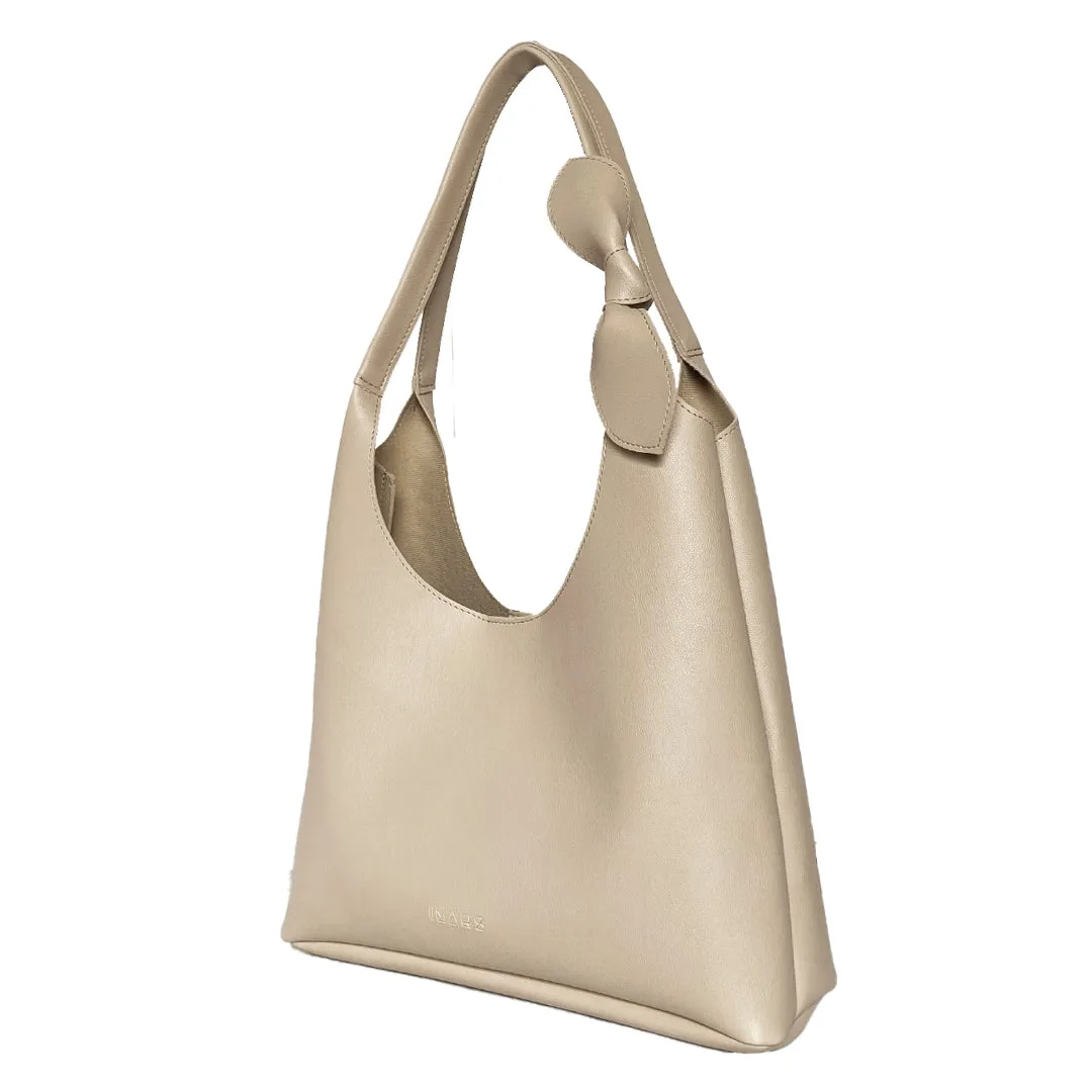 Elegant Shoulder Hobo Beige Bag For Women & Girls