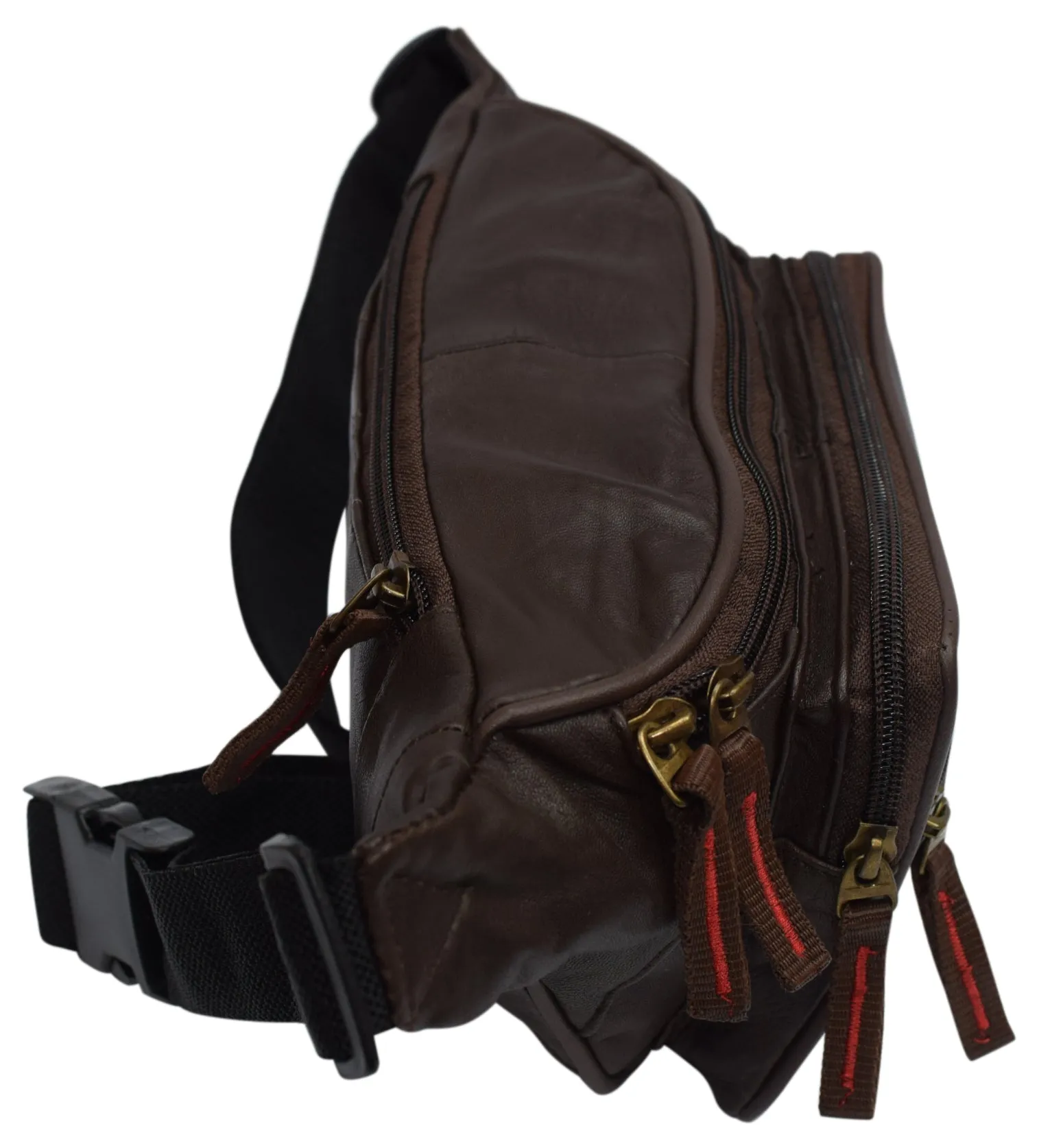 Genuine Leather Lambskin Waist Bag Fanny Pack with RFID Protection, The Perfect to-Go Travel Bag for Men and Women of All Ages