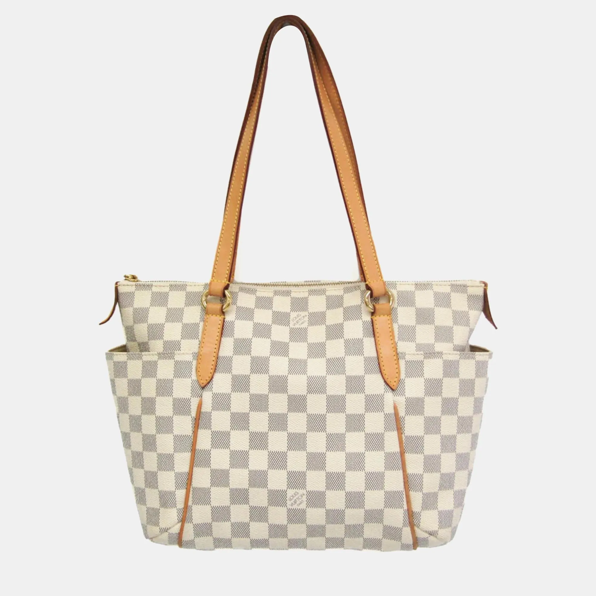 Grey/White Damier Azur Totally PM Tote Bag
