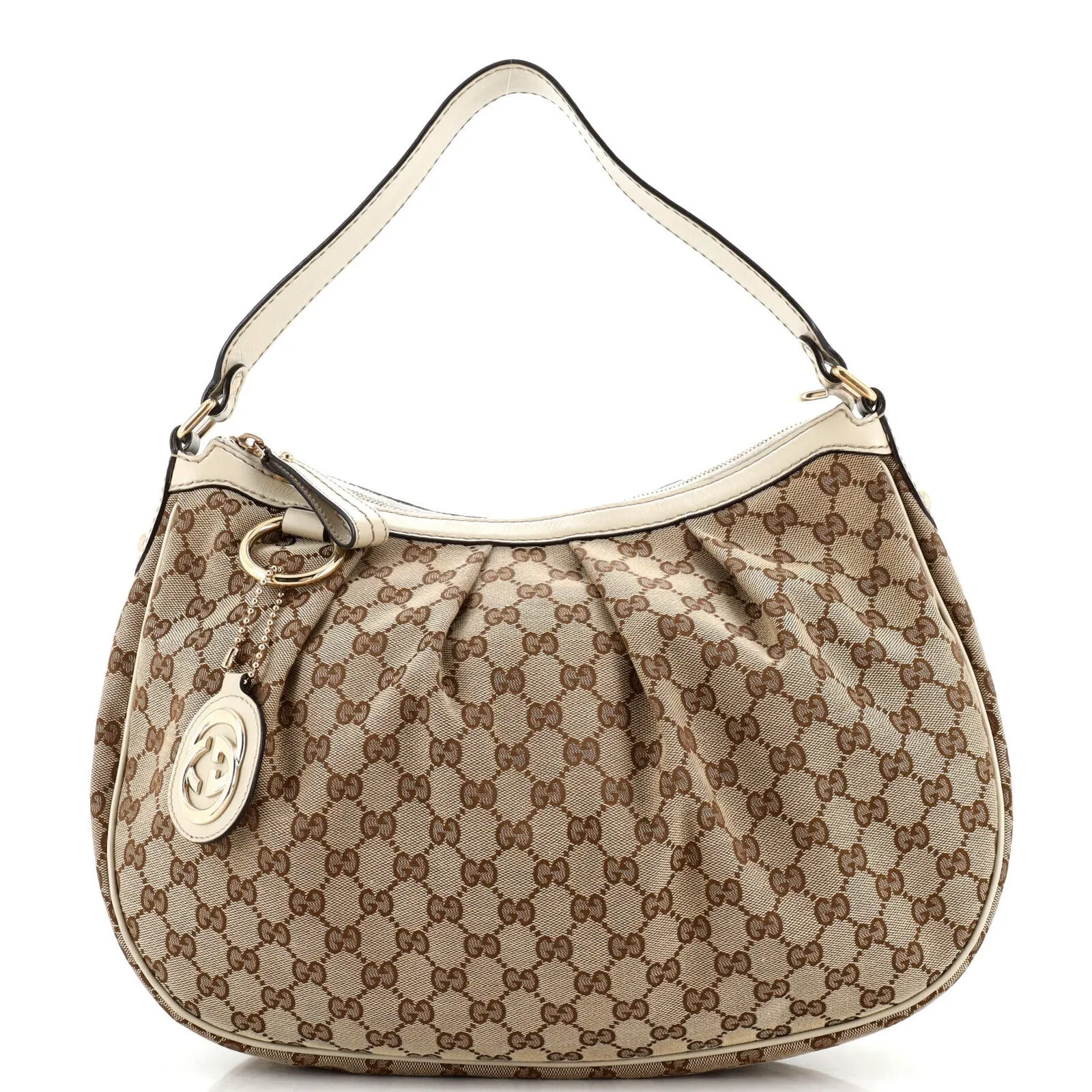 Gucci Sukey Hobo Gg Canvas Medium