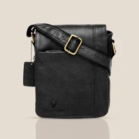 HEMSLEY Leather Sling Bag for Men
