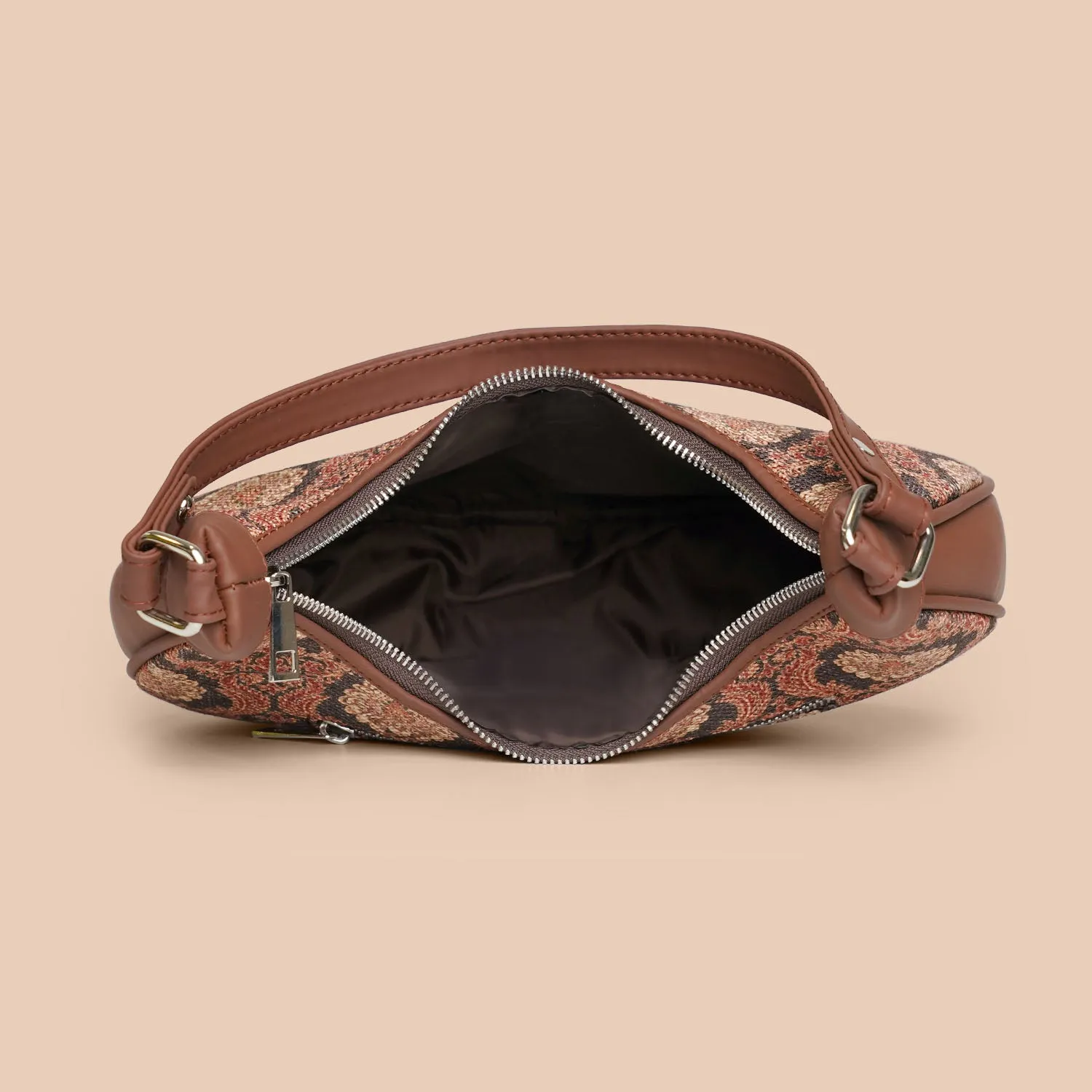 Jodhpur Damask Hobo Bag