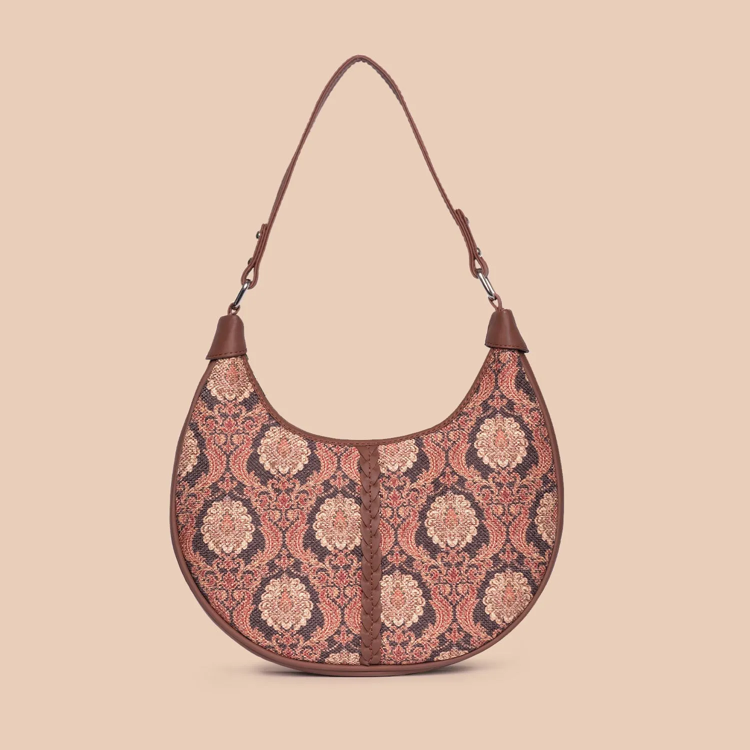 Jodhpur Damask Hobo Bag