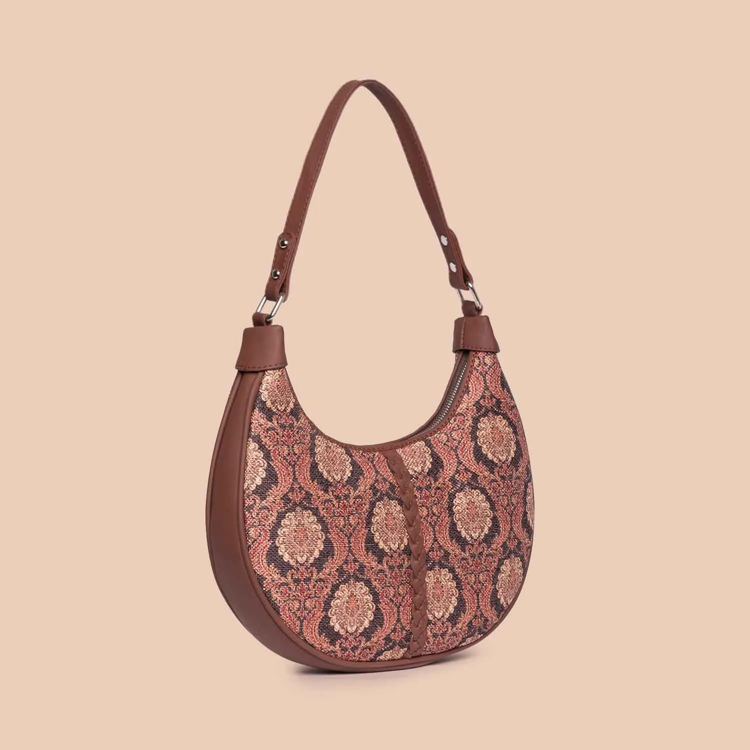 Jodhpur Damask Hobo Bag