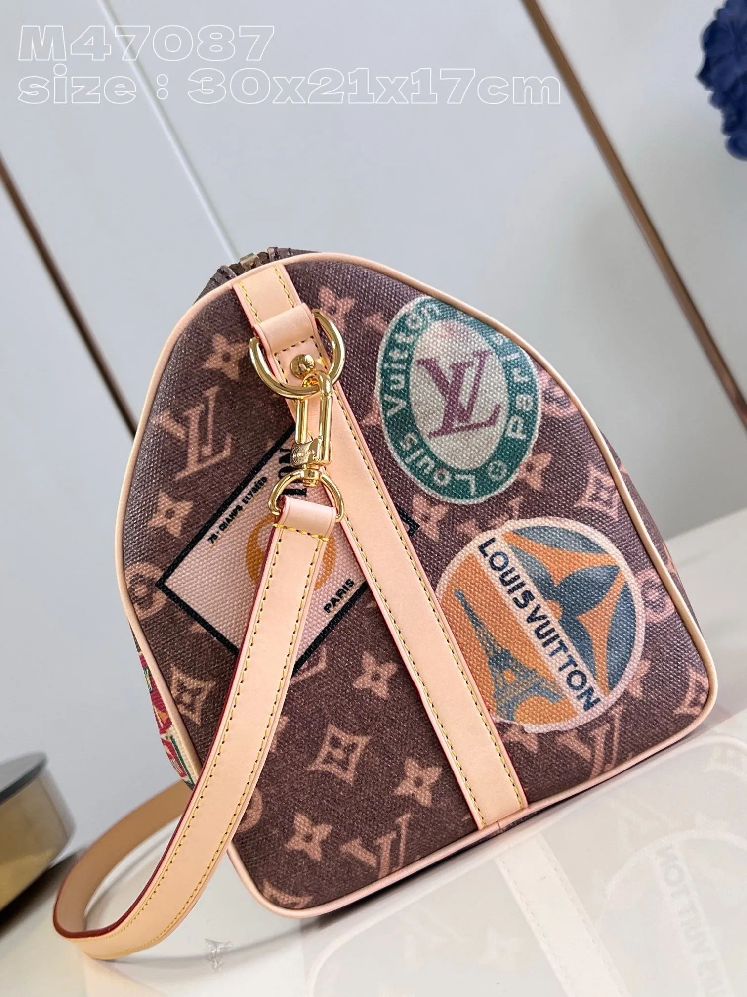 LB1010 Speedy Bandoulière 30 / HIGHEST QUALITY VERSION / 11.8 x 8.3 x 6.7 inches