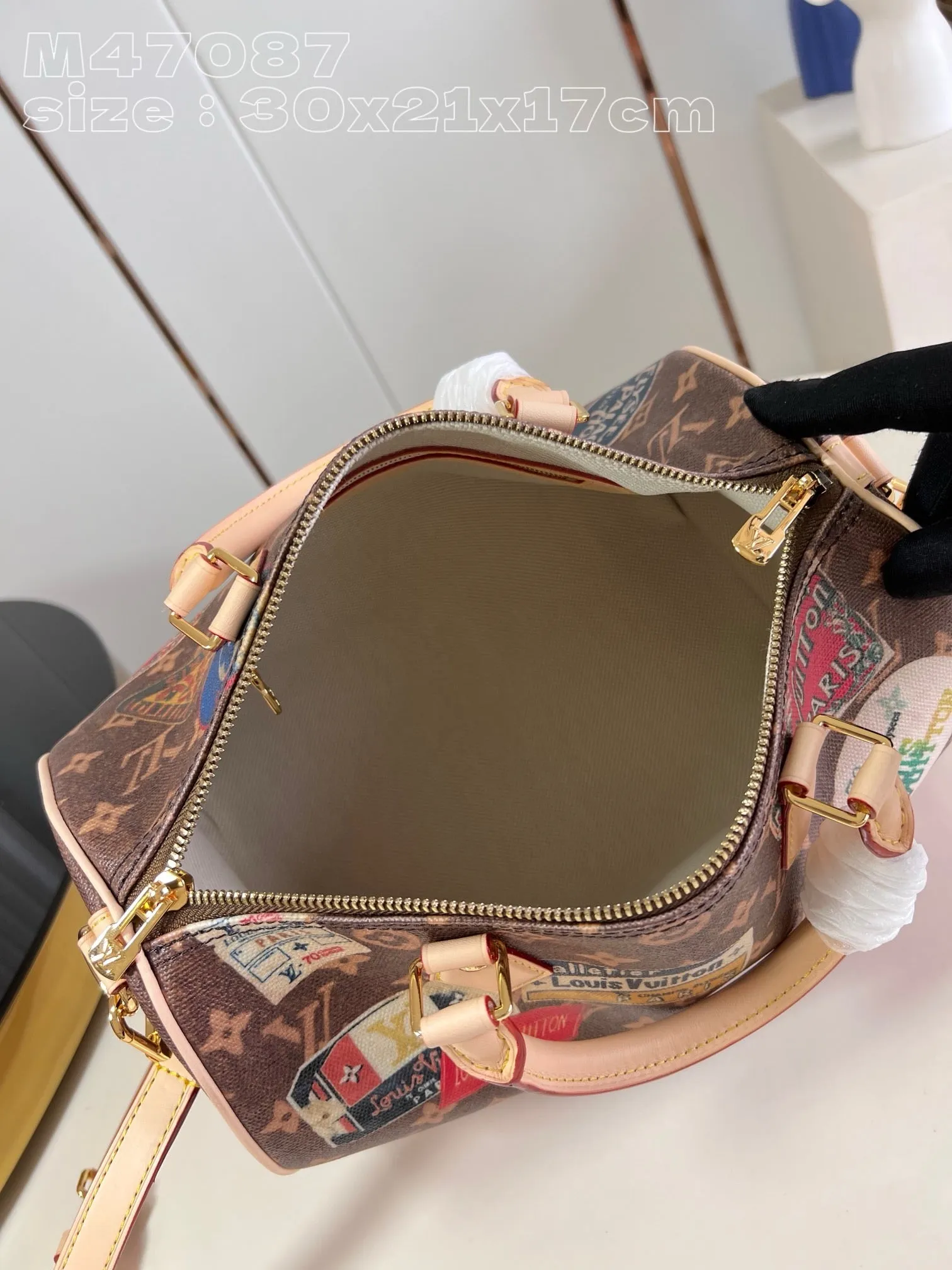 LB1010 Speedy Bandoulière 30 / HIGHEST QUALITY VERSION / 11.8 x 8.3 x 6.7 inches