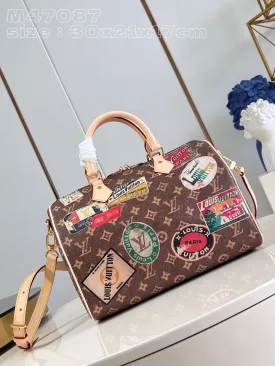 LB1010 Speedy Bandoulière 30 / HIGHEST QUALITY VERSION / 11.8 x 8.3 x 6.7 inches