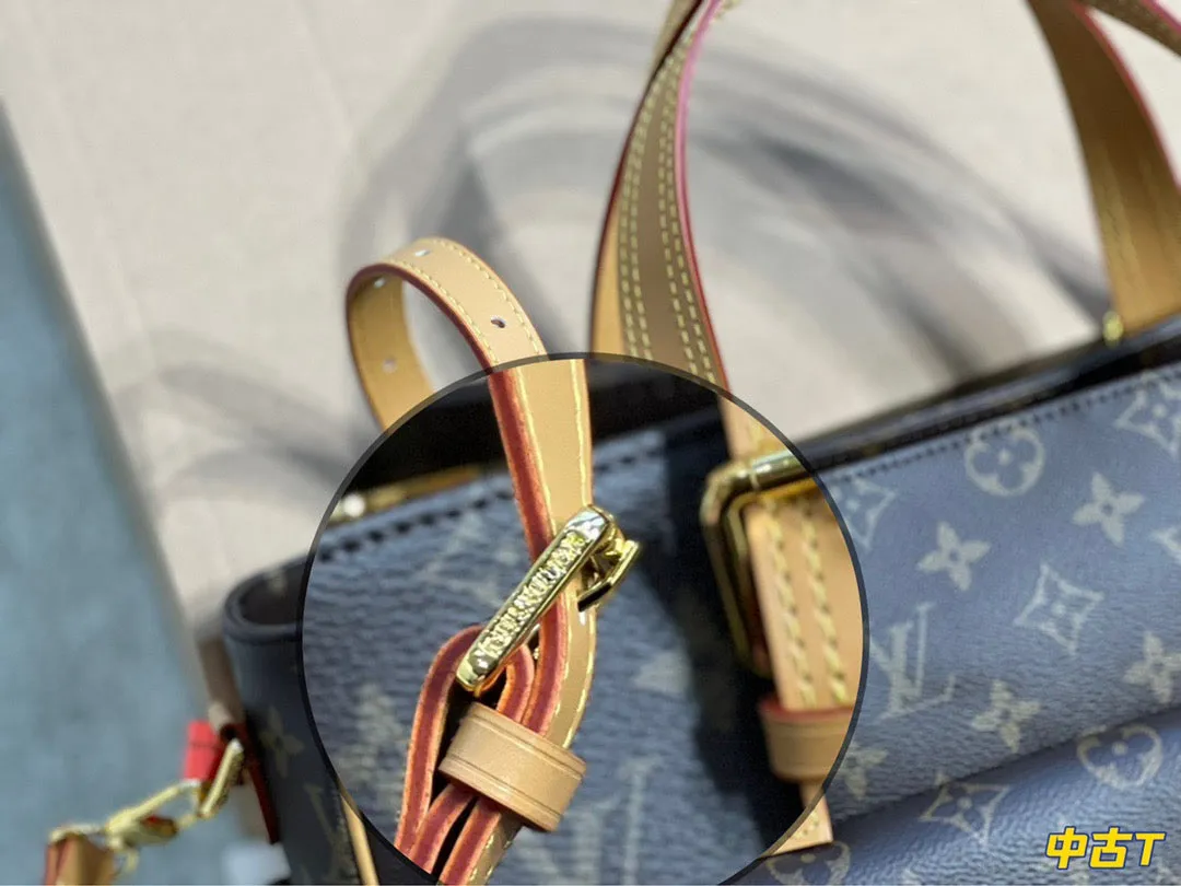 LB737 Vintage Handbag / 10.2x3.9x7.5inch