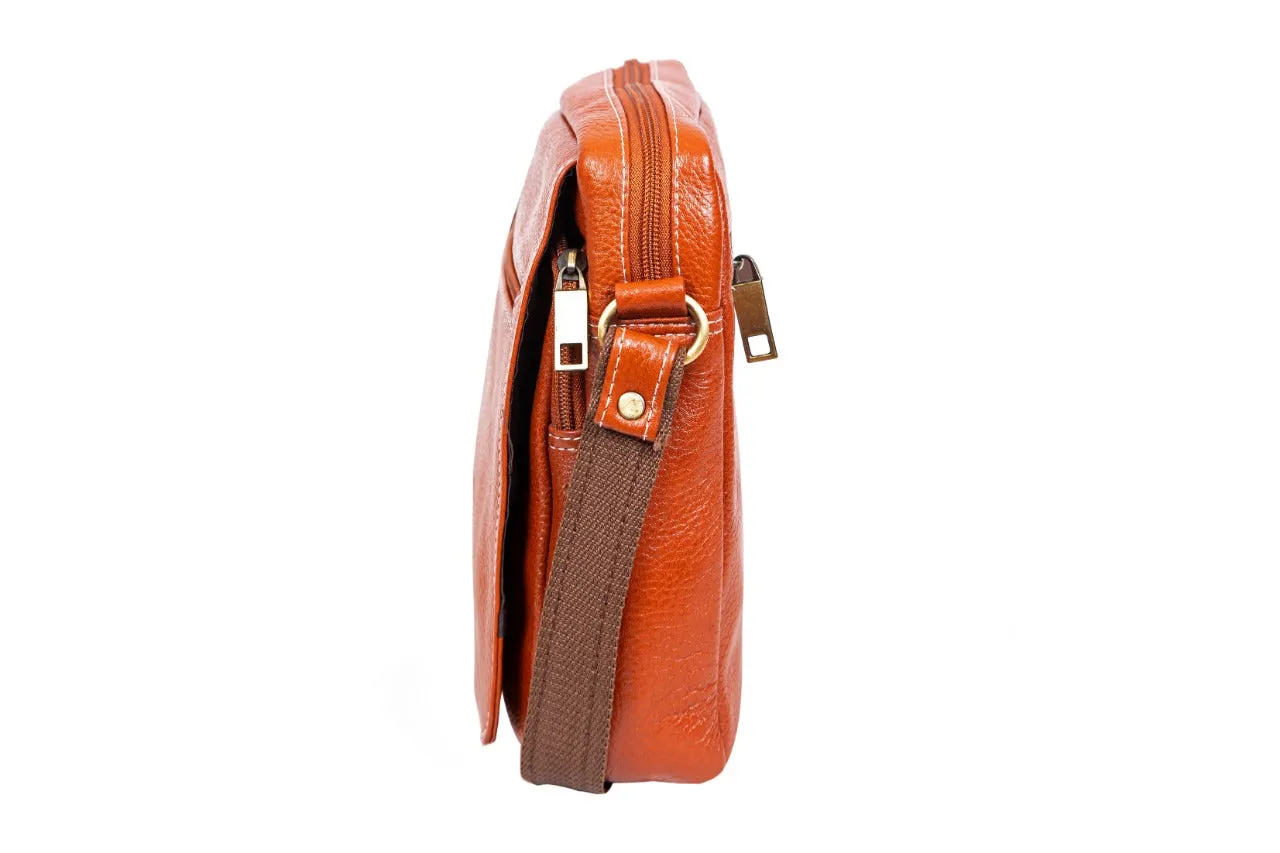 LEATHER SLING BAG 36814