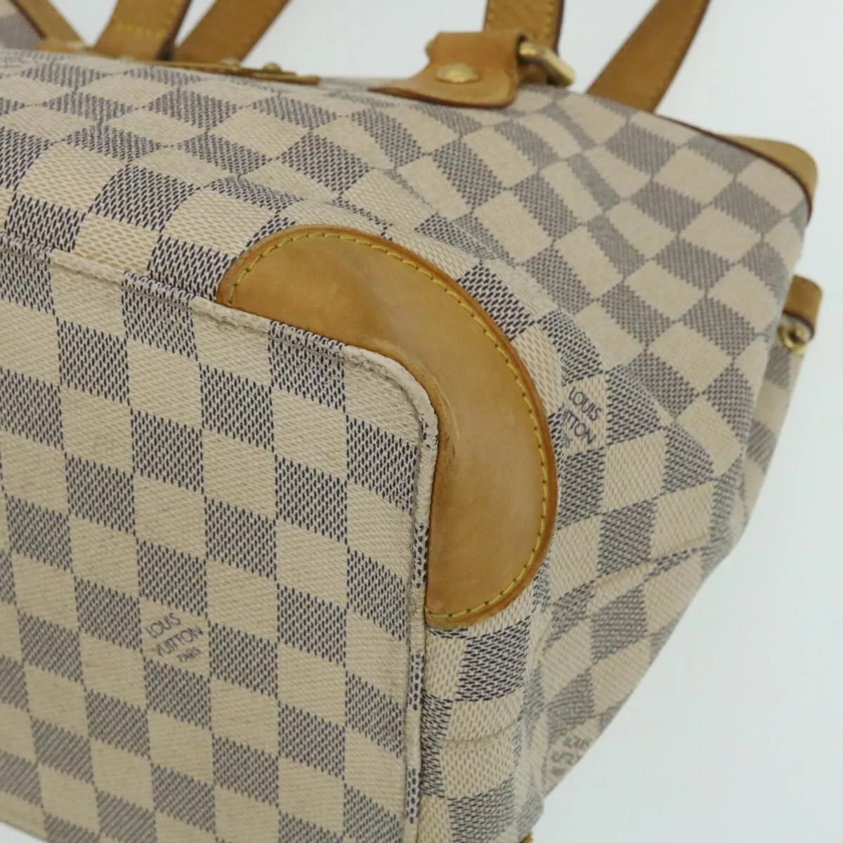 LOUIS VUITTON Damier Azur Hampstead PM Tote Bag N51207 LV Auth yk4018