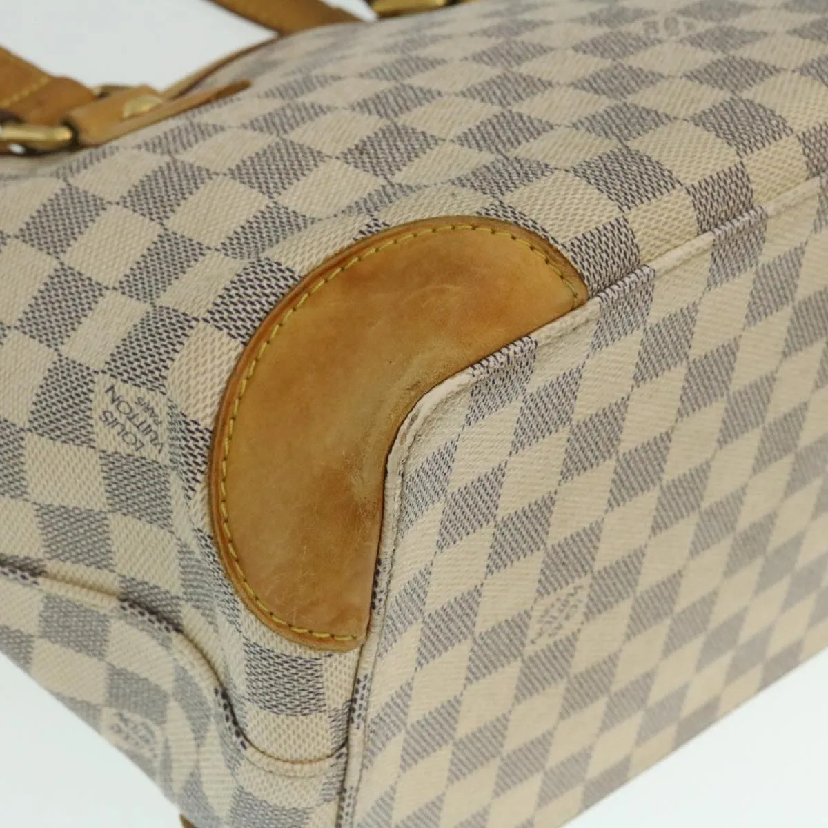 LOUIS VUITTON Damier Azur Hampstead PM Tote Bag N51207 LV Auth yk4018