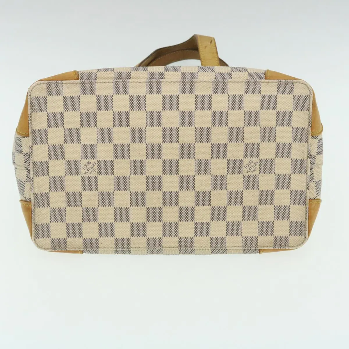 LOUIS VUITTON Damier Azur Hampstead PM Tote Bag N51207 LV Auth yk4018